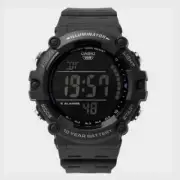 Casio AE-1500WH-8B | Men's Digital Quartz Wrist Watch, Resin Band, Dual Time, 10