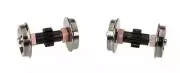 Walthers 920-584408 Replacement Geared Wheelsets for (4) Life Like PROTO 2000 HO