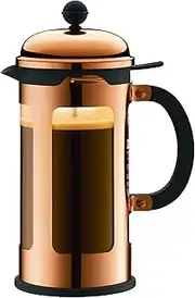 BODUM Chambord 8 Cup French Press Coffee Maker, Copper, 1.0 l, 34 oz