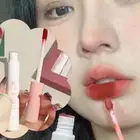 6 PCS Lipsticks Set Lip Glaze Set Matte Velvet Lipstick Glaze Lip 9CG7
