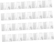 ERINGOGO 20Pcs Clear Book Cover Protection for Textbooks Easy Application Scratch Resistant Transparent Design