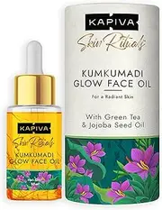Kapiva Kumkumadi Glow Face Oil (30 ml), For Glowing Skin, Helps Reduce Dark Spots & Pigmentation, Kumkumadi Tailam