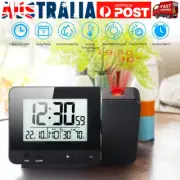 Digital Projection Alarm Clock Smart Indoor Temperature Hygrometer LCD Display