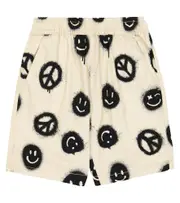 [Molo] Molo Avart Peace Smile cotton shorts Y 5 beige