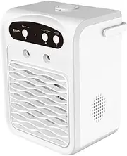 Portable Air Conditioner, USB Cooling Fan With Humidification And BluetoothSpeaker, 3 Speeds Evaporative Air Cooler For Home Office Desk Bedroom, 7 Colors LED Lights And 1L Water Tank