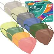 KN95 Face Masks, 60PCS Individually Wrapped KN95 Pink Masks for Adults, 5 Layer