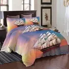 Water Surface Flat 3D Printing Duvet Quilt Doona Covers Pillow Case Bedding Sets