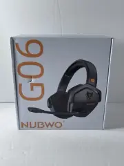 NUBWO G06 Dual Wireless Gaming Headset with Microphone Orange Wireless+Bluetooth