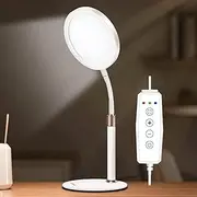 Sunlamlux UV-Free 10000 Lux Light Therapy Lamp with 3 Color Modes & Adjustable Brightness & Timer, Happy Therapy Lamp for Mood Boost