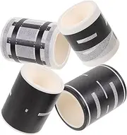 LALAFINA Highway Road Stickers Road Washi Tape 5cm x 5m Set of 4 Kids Educational