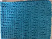 Baby Blanket Cotton Yarn Turquoise