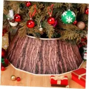 Fabric Christmas Tree Collar Xmas Christmas Tree Ring 25.6 Inches Realistic