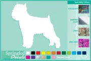 BRUSSELS GRIFFON SILHOUETTE cut vinyl decal #1 Dog stickers