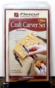Flexcut Carving Tools 5 Piece Craft Carver Set