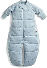 ergoPouch Sleep Suit Bag 3.5 TOG – 8–24 Months – Dragonflies Print – 400 Thread Count Organic Cotton – Converts to Sleep Suit with Legs – Sleeping Bag & Suit in One – for Infants, Toddlers & Kids
