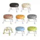 Low Roller Seat Stool Universal Swivel Casters for Home Barber Shop Office