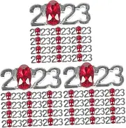 TEHAUX 3sets 3D Gems Stickers DIY Adornment Phone Case Nail Charms 2023 Embellishments Fashionable 30pcs*3