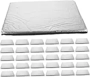 SWOOMEY Car Sound Deadening Mat 25x18cm Insulation Pad Aluminum Foil for Insulation and Noise Reduction