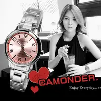 在飛比找蝦皮購物優惠-《免運+錶盒》韓劇 CAMONDER 水晶玻璃 炫光都會女款