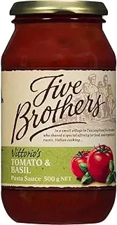 Five Brothers Tomato Basil Pasta Sauce 500 g