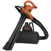 400 CFM 12 Amp Corded Electric Leaf Blower Vacuum Mulcher Walkway Debris Sweeper