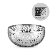 ALESSI | New Cactus Fruit Bowl Silver 29cm + BONUS GIFT
