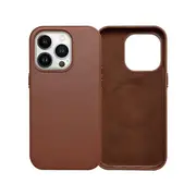 14 Brown Magsafe Wallet Leather Case For Iphone