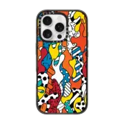 iPhone 16 Pro Impact Case MagSafe Compatible CAMOUFLAGE BY ROMERO BRITTO