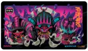 Ultra Pro Kamigawa Neon Dynasty Logo Playmat Black Stitched Official MTG Rare
