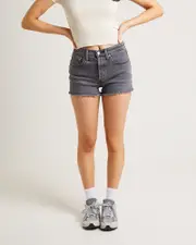 501 Original Denim Mesa Cavi Rise Shorts in Black