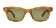 Garrett Leight GROVE SUN EMT/GRN Men's Sunglasses Tortoiseshell Size 48