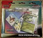 Pokemon Prismatic Evolutions Leafeon Tech Sticker Collection