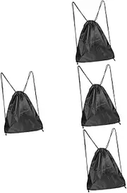 Mobestech 4pcs Ski Helmet Pouch Motorcycle Helmet Bag Drawstring Closure Durable Polyester Material