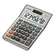Casio 8 DIGITS PORTABLE DESKTOP CALCULATOR Cost / Sell / Margin XL-DISPLAY SOLAR