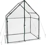 [Gardzen] Mini Greenhouse Heavy Duty Portable Green House, Clear Tent Small Greenhouse for Indoor Outdoor Plants 36.2”(L) x53.3”(W) x66.1”(H)