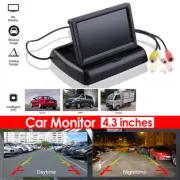 4.3" Folding Monitor Display + Waterproof Wide Angle HD Rear View Backup Camera