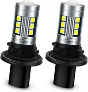 Ruiandsion PH24W PH24WY 12185 LED Taillights White 6000K 1500LM Built-in Driver 3030 LED Chip 15SMD 360 Degree Lighting 360 Degree Lighting LED Bulbs for Car Front Turn Signal Lights Pack of 2