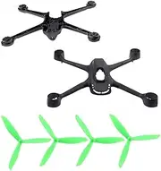 for H501S X4 RC Quadcopter Aircraft Body Parts Triangle Blade Remote Control Aircraft Body Parts Drone Propeller kit(Green)