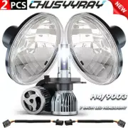 For Suzuki Samurai SJ410 Pair 7 inch LED Round Headlights Pair DRL Hi/Lo Beam (for: Suzuki)