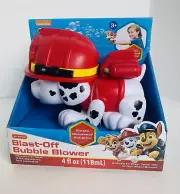 Paw Patrol Toy Marshall Action Blast Off Bubble Blower Nickelodeon