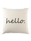 Hello. Cushion Pillow Fun Geek Nerd Computer Scientist Social Interaction