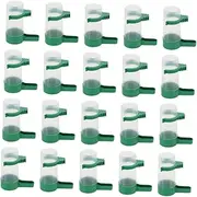 NOLITOY Parrot Bird Cage Waterer 20pcs Automatic Bird Water Dispenser Pigeon Water Drink Bottle Use