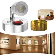 12V 3W Interior LED Spot Reading Lamp with Switch for Caravan Bedside Wall Cabinet Closet Light 33 WHITE