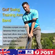 Golf Swing Training Arm Swing Trainer Elastic Arm Band Alignment Training Aid