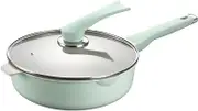 煎锅麦饭石家用不粘锅 平底锅可立锅盖煎饼深煎锅 Kitchen cookware set/825