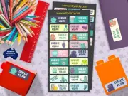 Robot Series Personalised Name Label for Kids