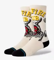 Stance Stranger Things Hellfire Crew Height Socks Unisex Size Medium NWT