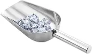 ice scoop for ice maker, ice scoop, ice scoop for ice maker, stainless steel ice scoop, metal ice scoop, metal multipurpose spoon
