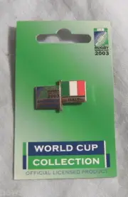 #D320. 2003 RUGBY UNION WORLD CUP PIN / BADGE - ITALY