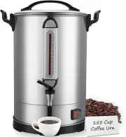 Coffee Percolator Large Coffee Urn 155 Cups Commercial Coffee Maker Electric Per